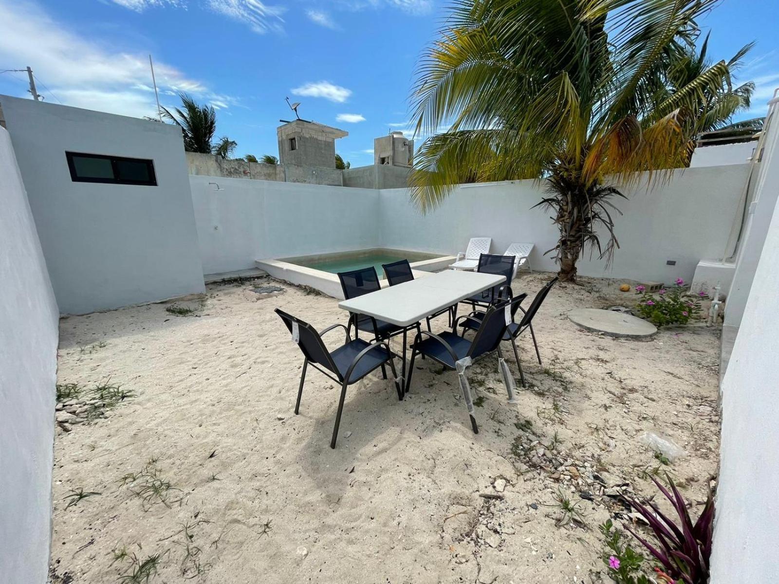 Casa Con Piscina En Chixchulub A 100 M De La Playa Villa Pueblo Pueblo Chicxulub Exterior foto